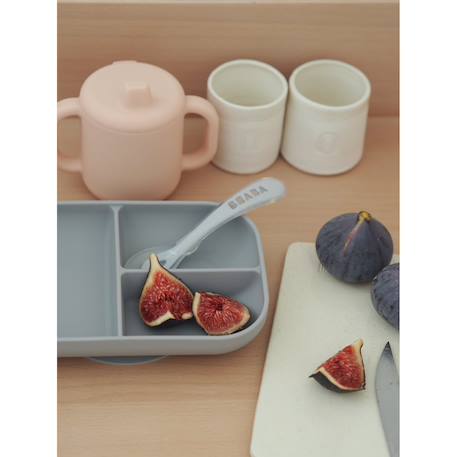 Coffret d'apprentissage 3 pièces silicone Rose 4 - vertbaudet enfant 