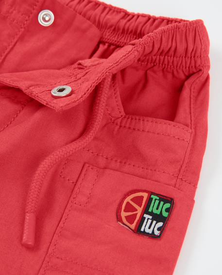 Bermuda garçon avec poches cargo Rouge 3 - vertbaudet enfant 