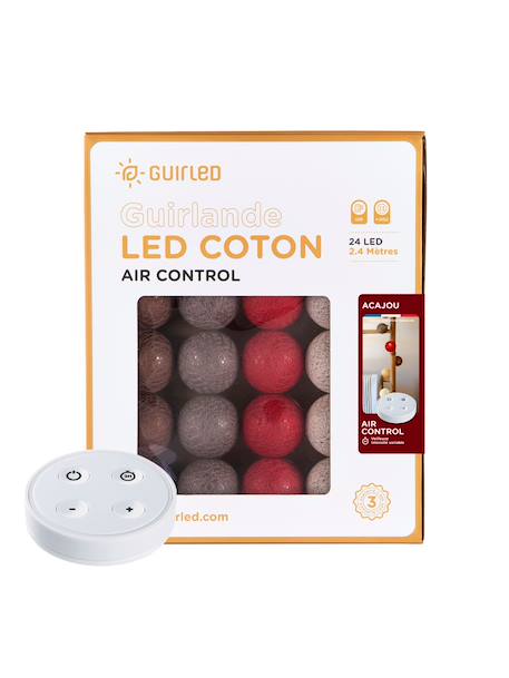 Guirlande boule lumineuse led usb télécommandée Acajou+Arlequin+Bébé+Byzantin+Chocolat+Coton+Églantine+Flocon+Horizon+Licorne+Mangrove+Messopotamia+Minuit+Océan+Ottoman+Princesse+Provence+Romania+Sauvage+Scandinave+Tagada 5 - vertbaudet enfant 