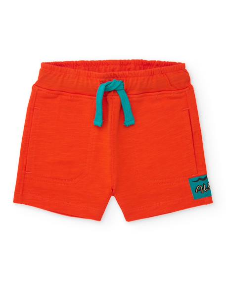 Garçon-Bermuda garçon en maille avec cordon ajustable