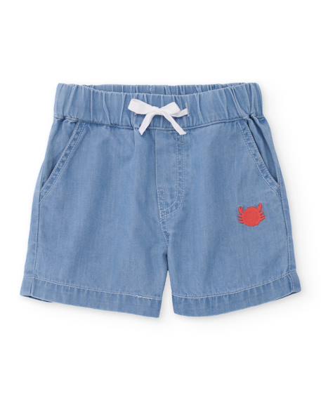 Garçon-Bermuda garçon en denim léger
