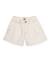 Short fille en toile et denim Blanc 1 - vertbaudet enfant 