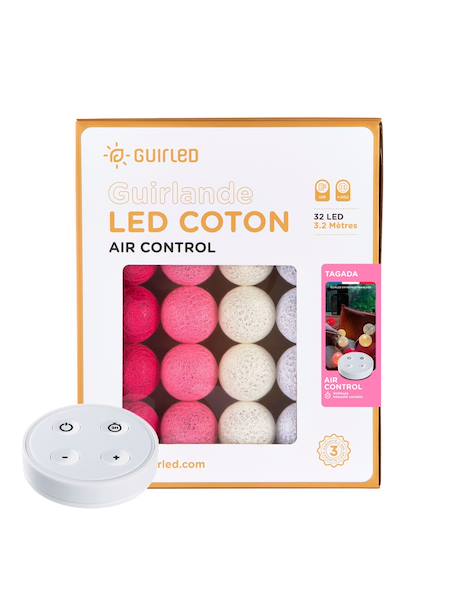 Guirlande boule lumineuse led usb télécommandée Acajou+Arlequin+Bébé+Byzantin+Chocolat+Coton+Églantine+Flocon+Horizon+Licorne+Mangrove+Messopotamia+Minuit+Océan+Ottoman+Princesse+Provence+Romania+Sauvage+Scandinave+Tagada 99 - vertbaudet enfant 