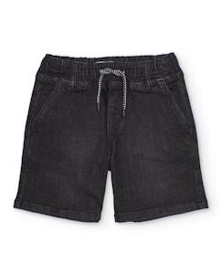 -Bermuda garçon en toile et denim