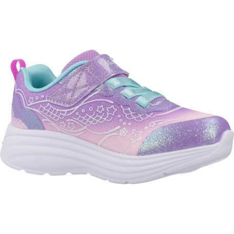 Baskets Sirène basses à scratch Bleu multi+Lvmt levender multi 8 - vertbaudet enfant 
