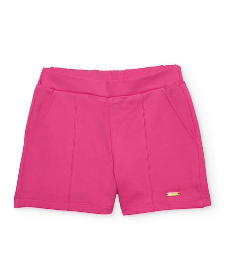 Fille-Short fille en maille au tissu léger