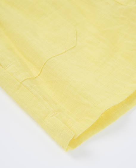 Bermuda garçon avec taille élastiquée Jaune 4 - vertbaudet enfant 