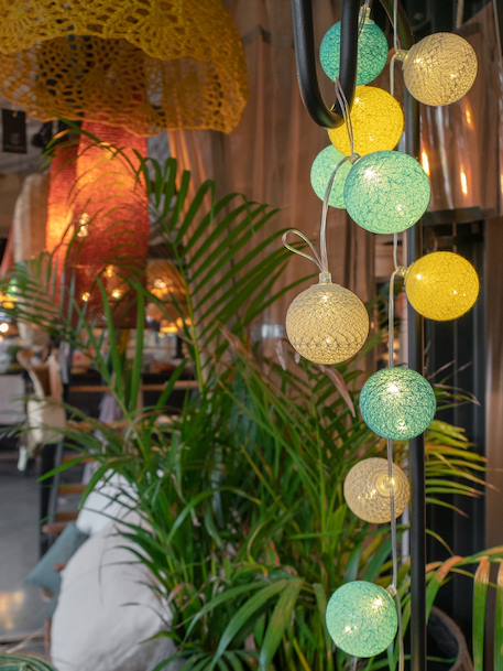 Guirlande boule lumineuse led usb télécommandée Acajou+Arlequin+Bébé+Byzantin+Chocolat+Coton+Églantine+Flocon+Horizon+Licorne+Mangrove+Messopotamia+Minuit+Océan+Ottoman+Princesse+Provence+Romania+Sauvage+Scandinave+Tagada 89 - vertbaudet enfant 