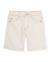 Bermuda garçon en tissu tissé avec surpiqûres contrastées Blanc 2 - vertbaudet enfant 