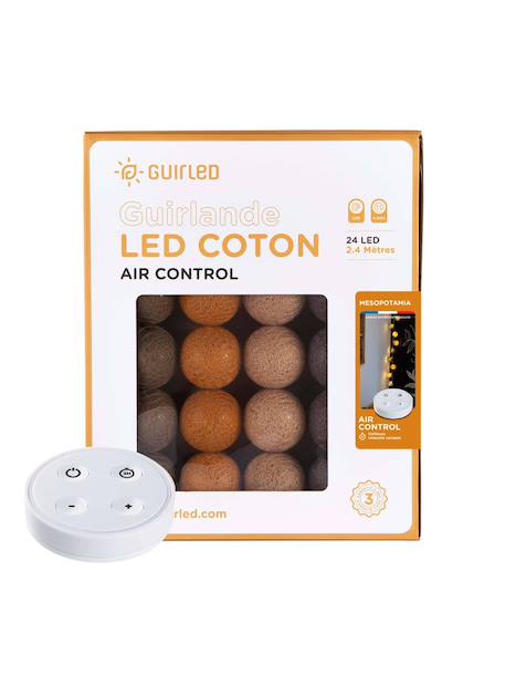 Guirlande boule lumineuse led usb télécommandée Acajou+Arlequin+Bébé+Byzantin+Chocolat+Coton+Églantine+Flocon+Horizon+Licorne+Mangrove+Messopotamia+Minuit+Océan+Ottoman+Princesse+Provence+Romania+Sauvage+Scandinave+Tagada 55 - vertbaudet enfant 