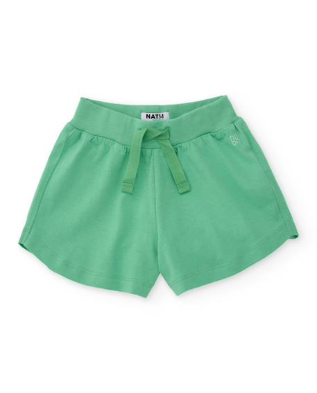 Fille-Short fille en maille avec poches latérales