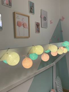 Guirlande boule lumineuse led usb télécommandée  - vertbaudet enfant