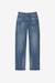Jeans droite 400/14 mom, 7/8ème Blue 1 - vertbaudet enfant 