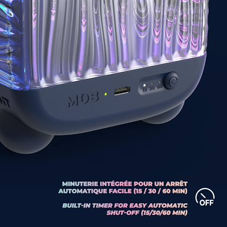 Wavy light abyss -lampe océanique relaxante Bleu 5 - vertbaudet enfant 
