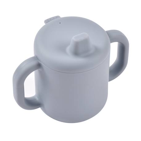 Tasse d'apprentissage en silicone Barbe à papa+Galet+Vert sauge 9 - vertbaudet enfant 