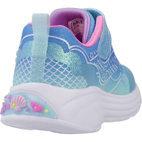Baskets Sirène basses à scratch Bleu multi+Lvmt levender multi 6 - vertbaudet enfant 