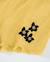 Short pour fille léger avec broderie sur le côté Jaune 4 - vertbaudet enfant 