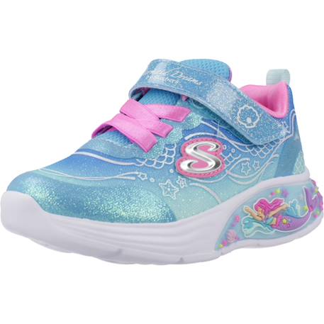 Baskets Sirène basses à scratch Bleu multi+Lvmt levender multi 3 - vertbaudet enfant 