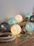 Guirlande boule lumineuse led usb télécommandée Acajou+Arlequin+Bébé+Byzantin+Chocolat+Coton+Églantine+Flocon+Horizon+Licorne+Mangrove+Messopotamia+Minuit+Océan+Ottoman+Princesse+Provence+Romania+Sauvage+Scandinave+Tagada 60 - vertbaudet enfant 