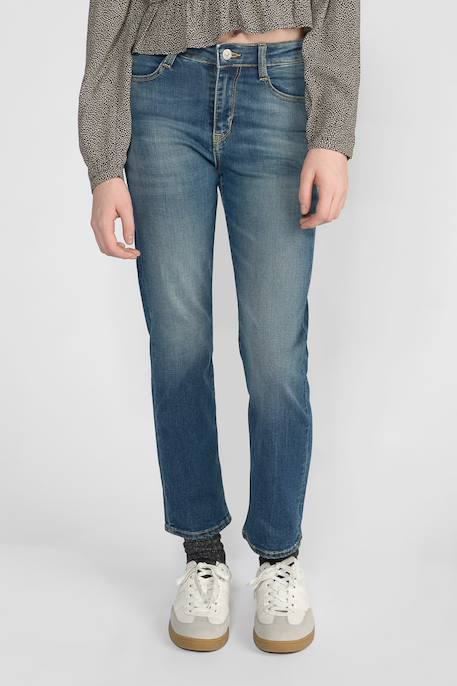 Jeans droite regular, longueur 34 Blue 1 - vertbaudet enfant 