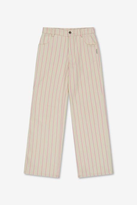 Pantalon droit en jeans tykogi Pink fluo 6 - vertbaudet enfant 