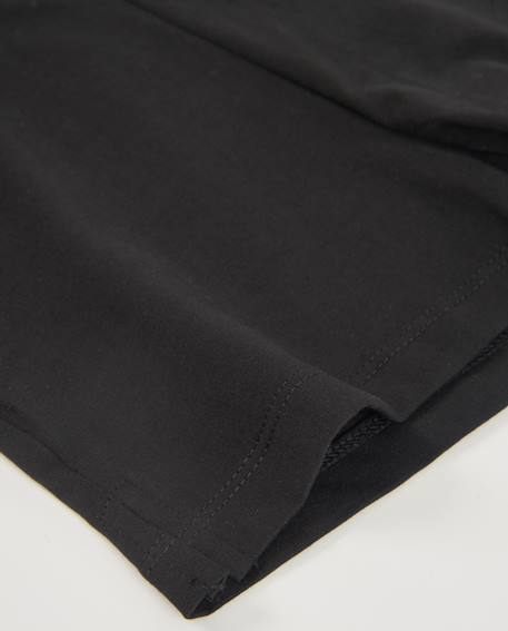 Short fille en maille avec cordon de serrage réglable Noir 4 - vertbaudet enfant 