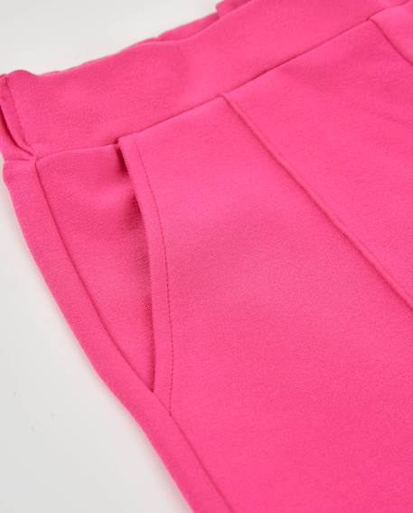 Short fille en maille au tissu léger Rose 3 - vertbaudet enfant 