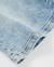 Pantalon fille en toile et denim Bleu 4 - vertbaudet enfant 