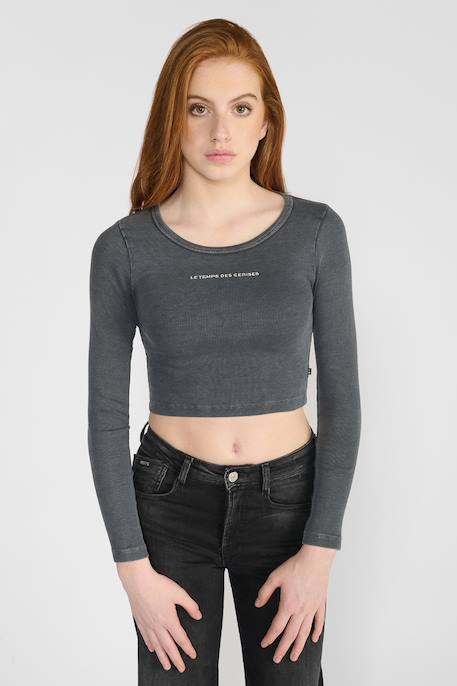 Tee-shirt albegi Anthracite 1 - vertbaudet enfant 