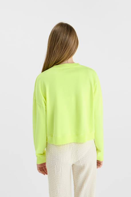 Sweat-shirt nilagi Yellow fluo 4 - vertbaudet enfant 