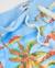Bermuda garçon en maille avec imprimé palmiers Bleu 3 - vertbaudet enfant 