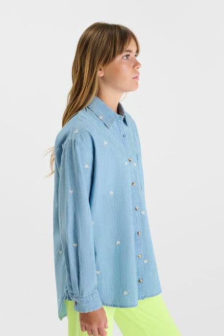 Chemise elidagi Sky blue 3 - vertbaudet enfant 