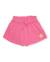 Short fille en maille avec taille à volant froncé Rose 1 - vertbaudet enfant 