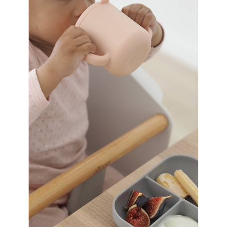 Coffret d'apprentissage 3 pièces silicone Rose 6 - vertbaudet enfant 