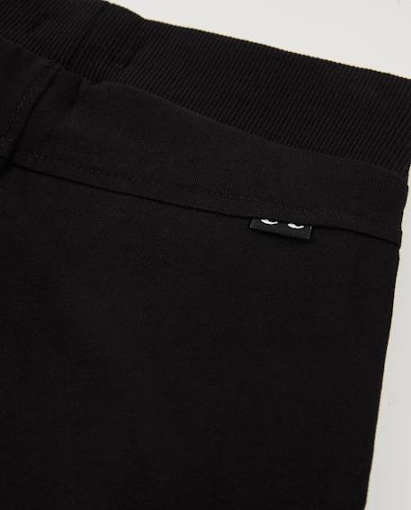 Bermuda garçon en maille avec revers au bas Noir 4 - vertbaudet enfant 