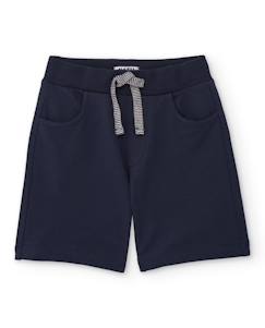 -Bermuda garçon en maille avec taille élastique
