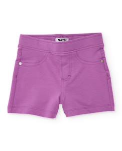 Short fille en maille avec tissu extensible  - vertbaudet enfant