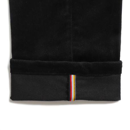 Pantalon chino hiver   velours   sainclair Bleu marine+Jaune+Noir 14 - vertbaudet enfant 