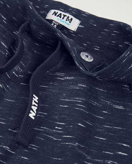 Bermuda garçon en maille avec bas retroussé Bleu 3 - vertbaudet enfant 