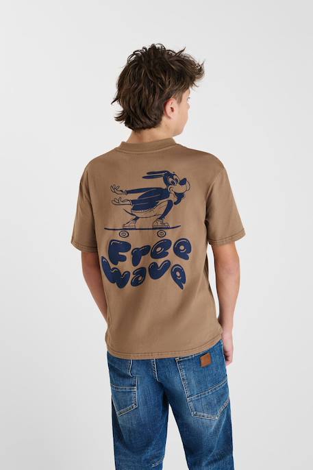 Tee-shirt ludbo Brown 4 - vertbaudet enfant 