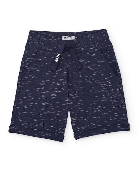 Garçon-Bermuda garçon en maille avec bas retroussé