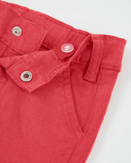 Bermuda pour garçon en coton Rouge 3 - vertbaudet enfant 