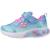 Baskets Sirène basses à scratch Bleu multi+Lvmt levender multi 2 - vertbaudet enfant 
