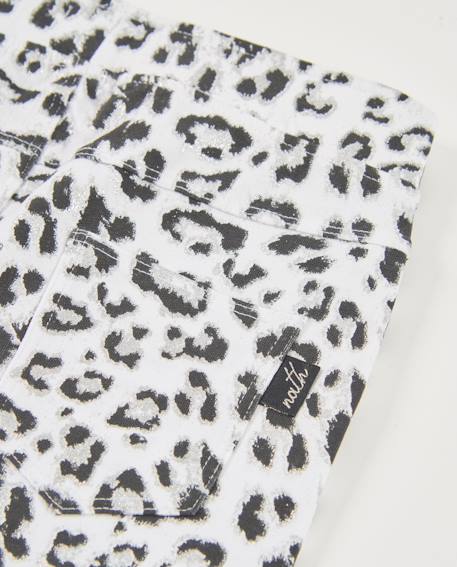Short fille en maille avec motif animalier Blanc 4 - vertbaudet enfant 