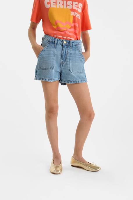 Fille-Short en jeans monticel