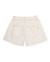 Short fille en toile et denim Blanc 2 - vertbaudet enfant 