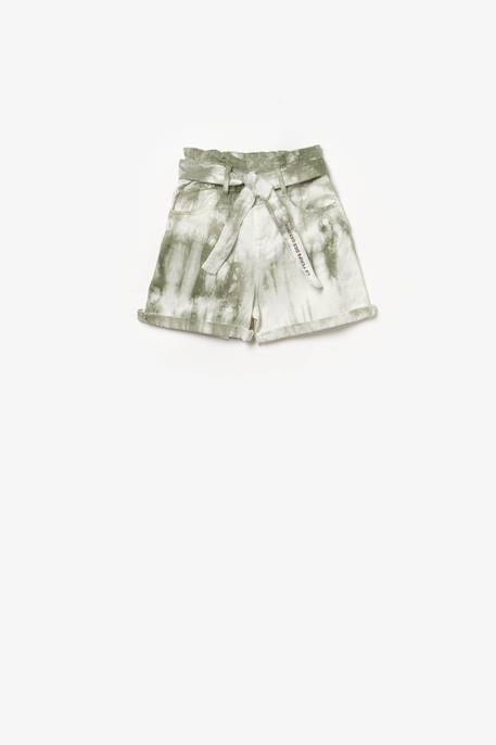 Short thyla Khaki / white 1 - vertbaudet enfant 