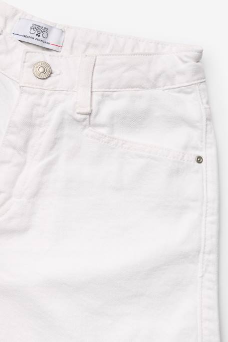 Short en jeans liva White 6 - vertbaudet enfant 