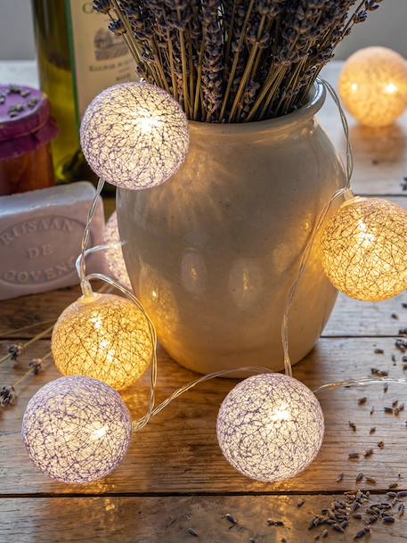 Guirlande boule lumineuse led usb télécommandée Acajou+Arlequin+Bébé+Byzantin+Chocolat+Coton+Églantine+Flocon+Horizon+Licorne+Mangrove+Messopotamia+Minuit+Océan+Ottoman+Princesse+Provence+Romania+Sauvage+Scandinave+Tagada 74 - vertbaudet enfant 