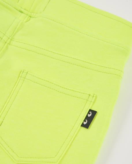 Short fille en maille avec tissu extensible Jaune 4 - vertbaudet enfant 